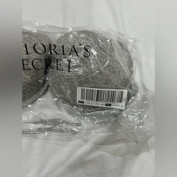 PINK VS Victoria Secret bra grey gray t-shirt wear everywhere lightly lined 40D - Picture 6 of 6